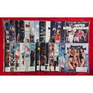 SPORTS GIFT! Sports Illustrated Magazine Lot 26 Issues 2014–2023 Bagged Clean